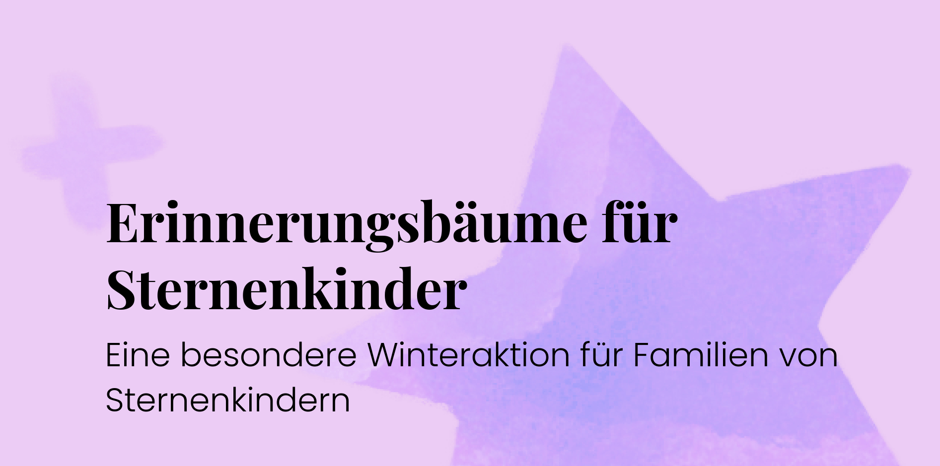 Erinnerungsbaum Sternenkinder
